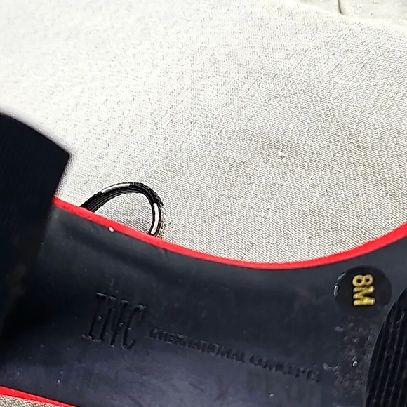 INC Black Red Stiletto Heels Elegant Wear Office wear Career Wedding - Picture 14 of 16